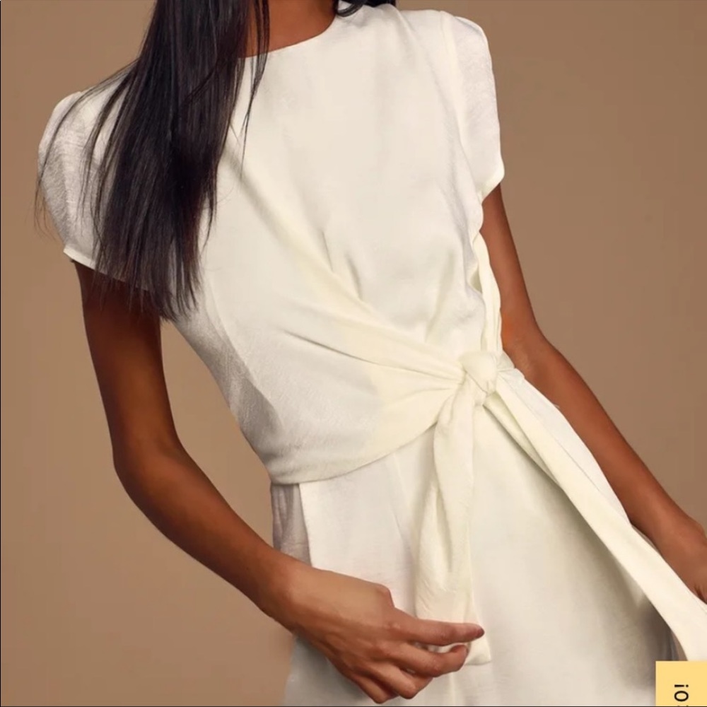 Lulu’s Bridal White Jumpsuit